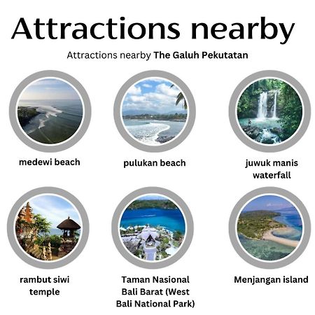 The Galuh Pekutatan Hotel Pulukan Ngoại thất bức ảnh